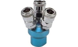 Air quick coupler 3-way 1/2"