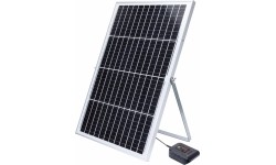 Daugiafunkcinis saulės panelės įkroviklis WORCRAFT akumuliatoriams 50W