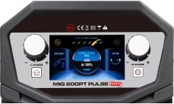 Suvirinimo pusautomatis FORBY® MIG 200PT LCD pulse (200A - 60%) (sinerginis, dvigubas pulsas)