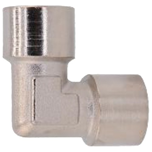 L-type connector M. Internal thread 3/8" x 3/8"