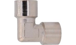 L-type connector M. Internal thread 3/8" x 3/8"