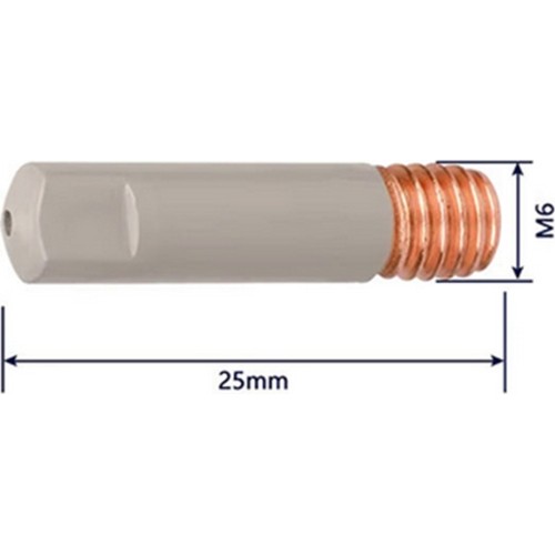 Antgalis F14 / F15 (M6x25) - 0.8 mm (dengta keramika)