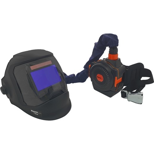 Sherman-profi V8a savaime tamsėjantis skydelis su PAPR oro tiekimo sistema