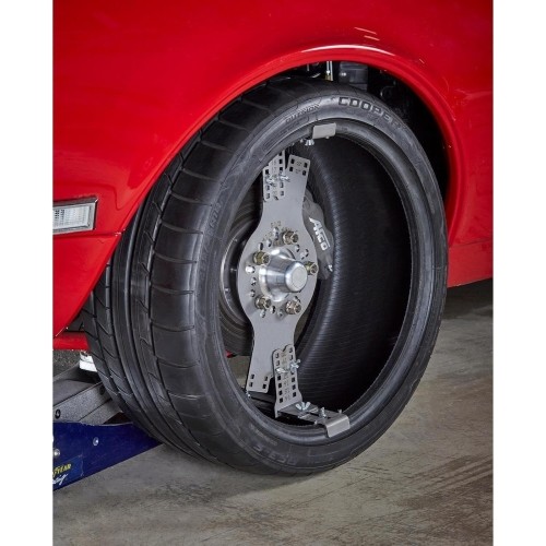 Wheel and tire fitment compatibility gauge (5 lug)