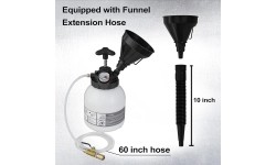 Multi-functional manual brake bleeder with ATF filler system