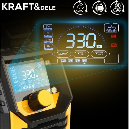 Inverterinis suvirinimo aparatas MMA TIG LIFT PULSE 330A 