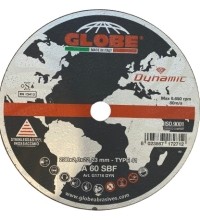Pjovimo diskas Globe 230x22.2 Dynamic, juodam ir nerūd. plienui - 2.0 mm