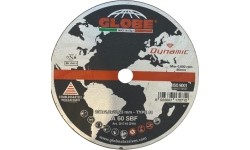 Pjovimo diskas Globe 230x22.2 Dynamic, juodam ir nerūd. plienui - 2.0 mm