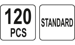 Automobilių saugiklių rinkinys (120vnt) STANDART
