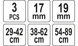 Tailpipe expander kit 3pcs