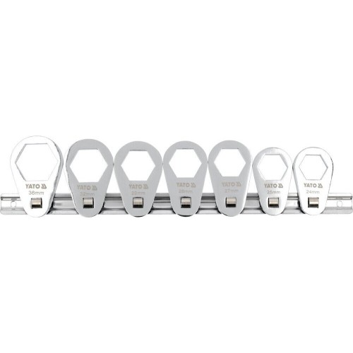 3/8" Dr. Offset oil filter wrench set 7pcs