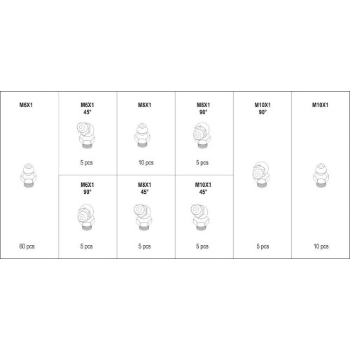 Tepimo taškų rinkinys 110vnt.