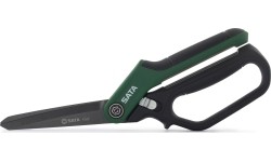 Rubber grip long-blade heavy duty scissors 280mm