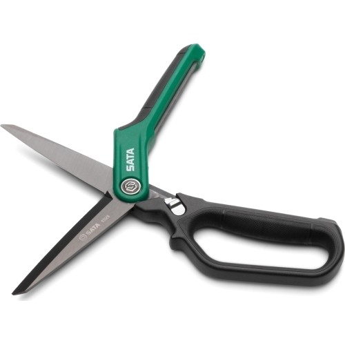 Rubber grip long-blade heavy duty scissors 280mm