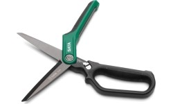 Rubber grip long-blade heavy duty scissors 280mm