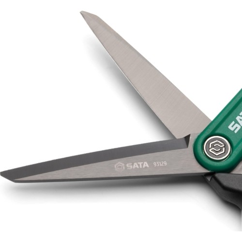 Rubber grip long-blade heavy duty scissors 280mm