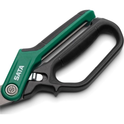 Rubber grip long-blade heavy duty scissors 280mm