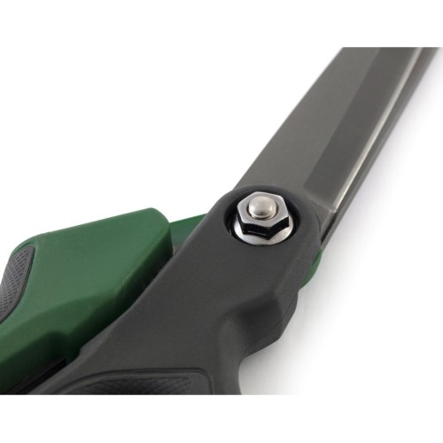 Rubber grip long-blade heavy duty scissors 280mm