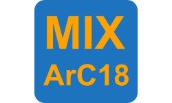 GASCHEMA Dujų papildymas MIX ArC18 - 50 l