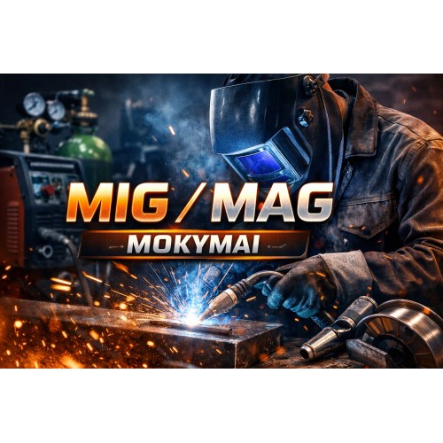 Individualūs 1,5 val. MIG/MAG suvirinimo mokymai (įvadiniai) KAUNE