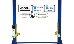 Hydraulic two post lift with mechanical safety locks, 4.0t - 4.0t, 220V