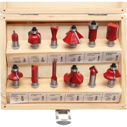 Milling cutter set (12pcs)