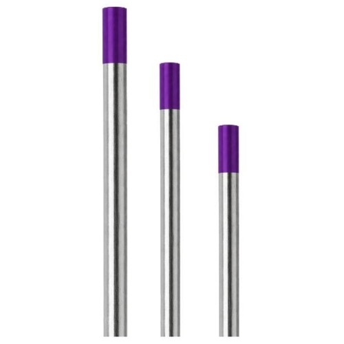 TIG volframo elektrodas WX3 175mm (1 vnt.), violetinis - 2.4mm