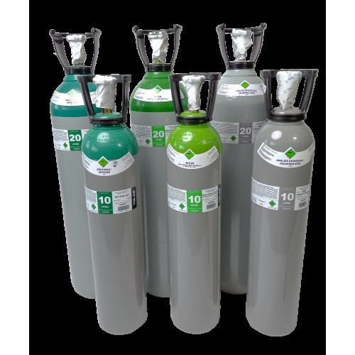 Dujų balionas (EURO PH 250 BAR) (angliarūgštė CO₂) (užpildytas Gaschema dujomis) - 20 l