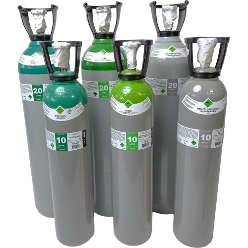 Dujų balionas (EURO PH 250 BAR) (CO₂) (užpildytas) - 10