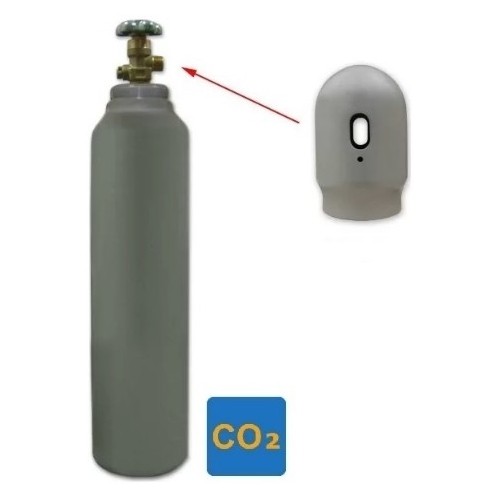 Dujų balionas (EURO PH 250 BAR) (angliarūgštė CO₂) (užpildytas Gaschema dujomis) - 8 l