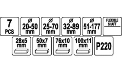 Cylinder honing tool set 20-177mm
