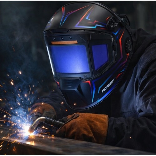 Automatic darkening panoramic welding mask with digital filter GAEA