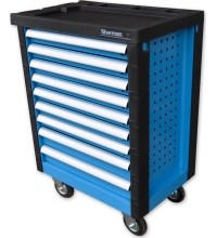 Tool trolley 6/9, blue