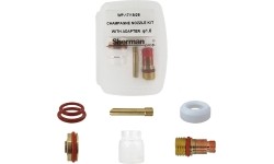 "Pyrex" T17/18/26 šampano spalvos TIG rinkinys - 1,6