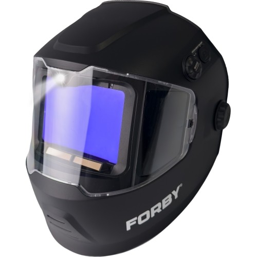 Suvirintojo skydelis LED su automatiniu filtru (DIN 4-13) ir prožektoriumi