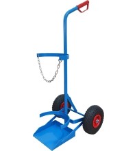 Single cylinder gas cylinder cart - Pumped +-250