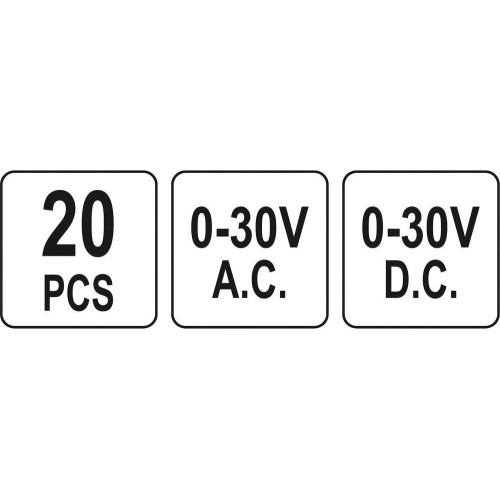 Measuring elements set (20pcs) for multimeter