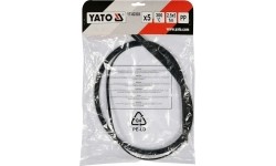 Welding plastic rods set.(5vnt) (PP polipropilenas) 2.5x5mm 5х1m