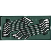 Tray. Double box end wrench set  10pcs.
