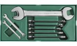 Tray. Wrench set  10pcs.