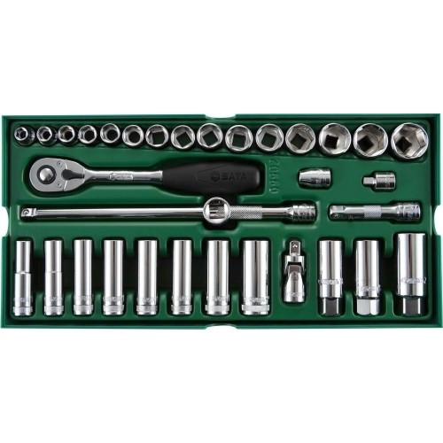 Tray. Socket set. 3/8" Dr.  33pcs.