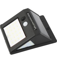 Solar wall light with motion sensor 6W 5500K LED