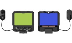 Suvirintojo skydelis LED su automatiniu filtru (DIN 4-13) ir prožektoriumi
