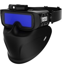 Automatic darkening welding googles with face mask ALT3
