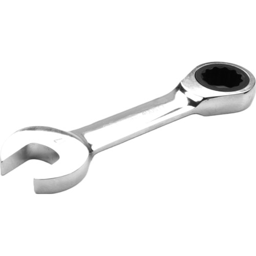 Combination wrench with ratchet (short) - 18mm
