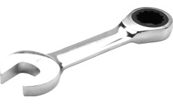 Combination wrench with ratchet (short) - 18mm