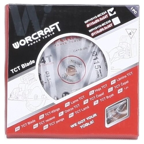 Li-ion Cordless Circular saw CMCS-S20LiB blade 9.5 x 115 mm 24T (spare part)