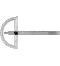 Protractor with ruler 150x200mm