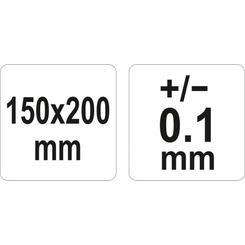 Protractor with ruler 150x200mm