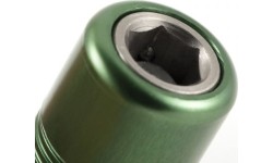 Magnetinis antgalių laikiklis su fiksavimu